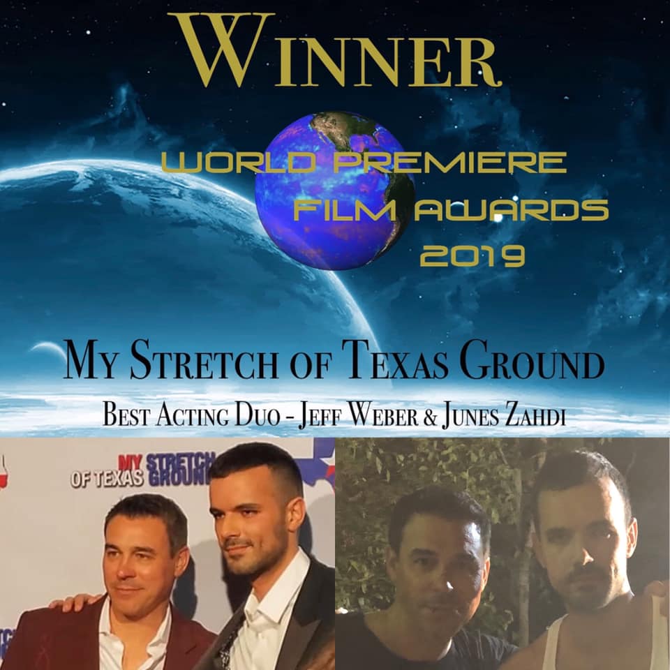 Read more about the article Rome Talent actor Jeff Weber winner of “Best Actor” for the film “My Stretch of Texas Ground”